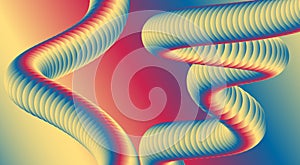 Blend Flowing 3D Abstract Background Colorful Gradient