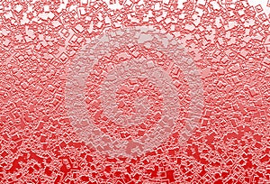 Blend red watery square splashes background illustration.