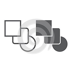 Blend tool line and glyph icon