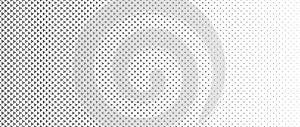 Blended black triangle dot on white for pattern and background,