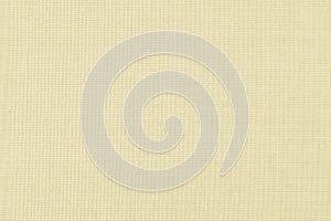 Blended cotton silk fabric wallpaper texture pattern background in light yellow beige color