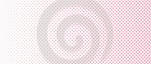 Blended doodle pink heart on white for pattern and background