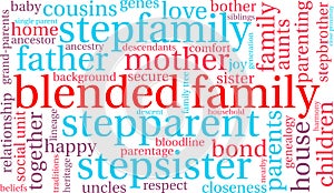 Blended Family Word Cloud