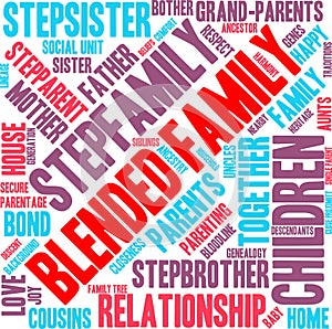 Blended Family Word Cloud