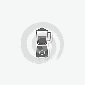 Blender icon sticker isolated on gray background