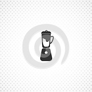 blender isolated solid icon on white background