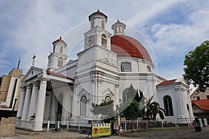 Blenduk Semarang Church is a church that was built in 1753 and is one of the landmarks in the old city