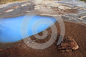 Blesi - hot spring in Iceland