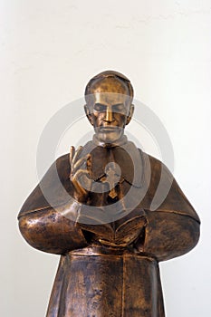 Blessed Aloysius Stepinac, statue in the Church of the Assumption in Samobor, Croatia