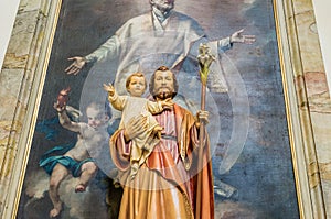 Blessed Saint Joseph with Holy Child Jesus photo