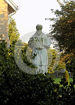 Blessed Statue of St. Francis De Sales in Benedict photo