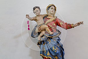 The Blessed Virgin Mary and Baby Jesus