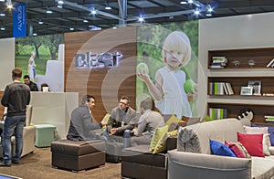 Blest Ukrainian furniture company booth