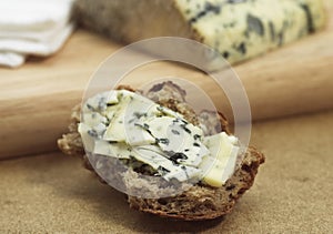 Bleu des Causses, a French Cheese produced from Cow`s Milk in Aveyron