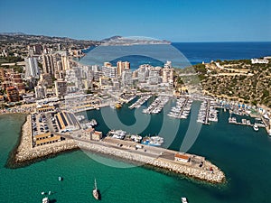 Urlaub in Spanien, Blick auf Bucht von Calpe (Alicante) photo