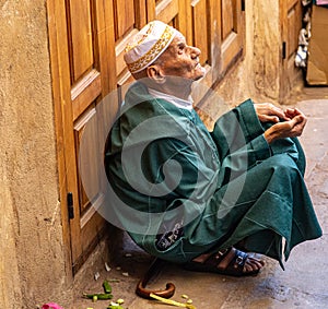 Blind Beggar in Fez