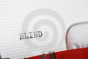 Blind concept view