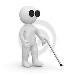 Blind man