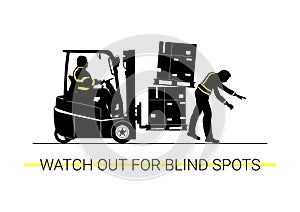 Blind spot hazard.
