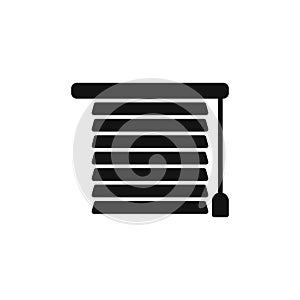 Blinds icon isolated on white background