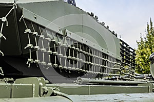 blinds for the protection of military equipment, tanks, armored personnel carriers