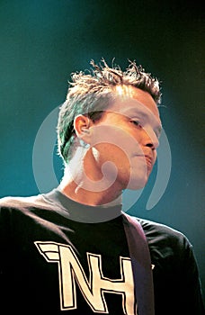 Blink 182 Mark Hoppus during the concert