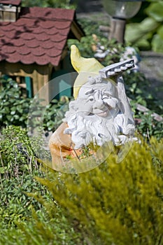 Blinking Garden Gnome