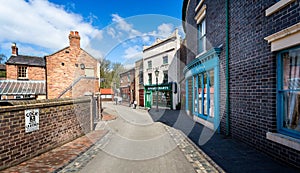 Blists Hill Victorian Town in Ironbridge, Shropshire, UK