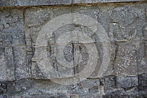 Blitar, East Java, Indonesia - April 25th, 2021 : Ancient relief on the stone of penataran temple, Blitar, East Java Indonesia