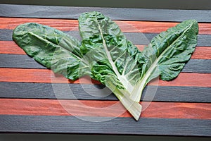 Blitva chard leaves - popular leafy vegetables in Balkan cuisine