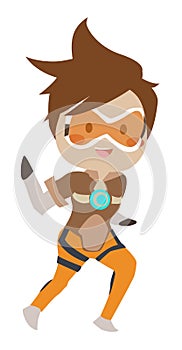 Blizzard Overwatch Tracer Clipart