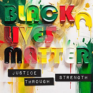 BLM Black Lives Matter Justice Image Poster Art Logo photo