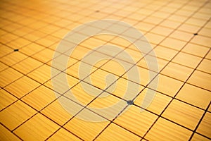 Blnak go game chessboard background