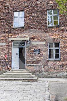 Block 21 from Auschwitz concentration camp complex photo