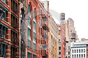 Block of buildings in Soho Manhattan, New York City