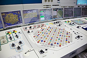 Block control panel of nuclear power plant