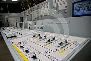 Block control panel of nuclear power plant