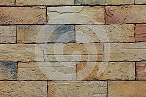 Block decoration on the wall.