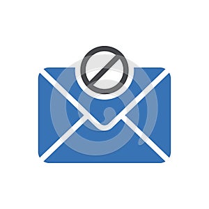 Block vector glyph color icon