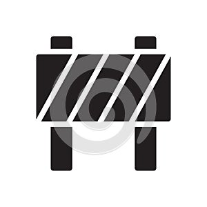 Block vector glyph flat icon