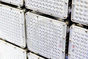 Block of LED lamps