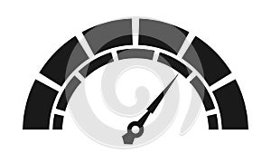 Block speedometer type vector design