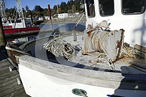 Block and tackle for rigging and anchor