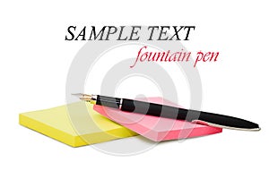 Block of vibrant multicoloured Post it Notes