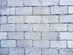 Block wall. Old concrete block wall background and texture