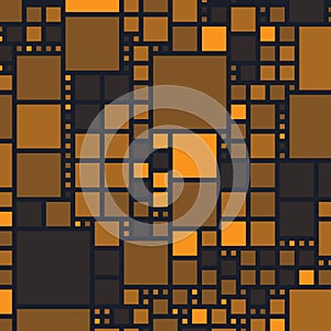 Blockchain background. Cryptocurrency web3 square banner ad photo