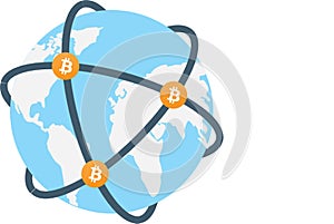 Blockchain Bitcoin Cryptocurrency Node Computer network, network, akasha project,