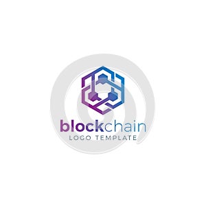 Blockchain and Cryptocurrency Logo Concept