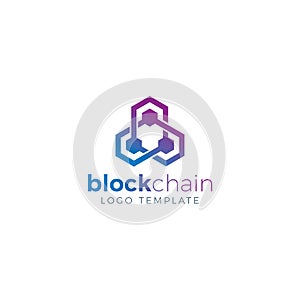 Blockchain and Cryptocurrency Logo Concept