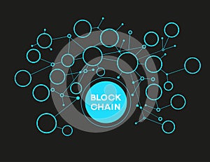 Blockchain cryptocurrency template.